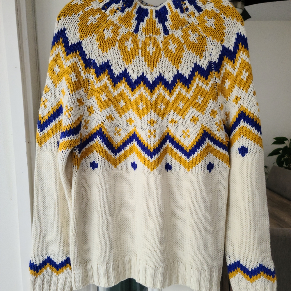 Colorful Patterned Women's Sweater